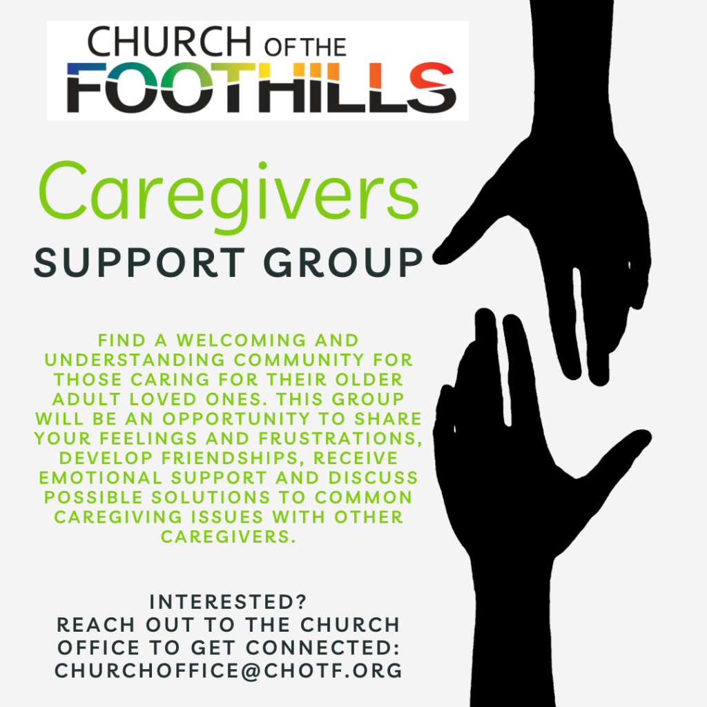 Caregivers support group for family members with older adults