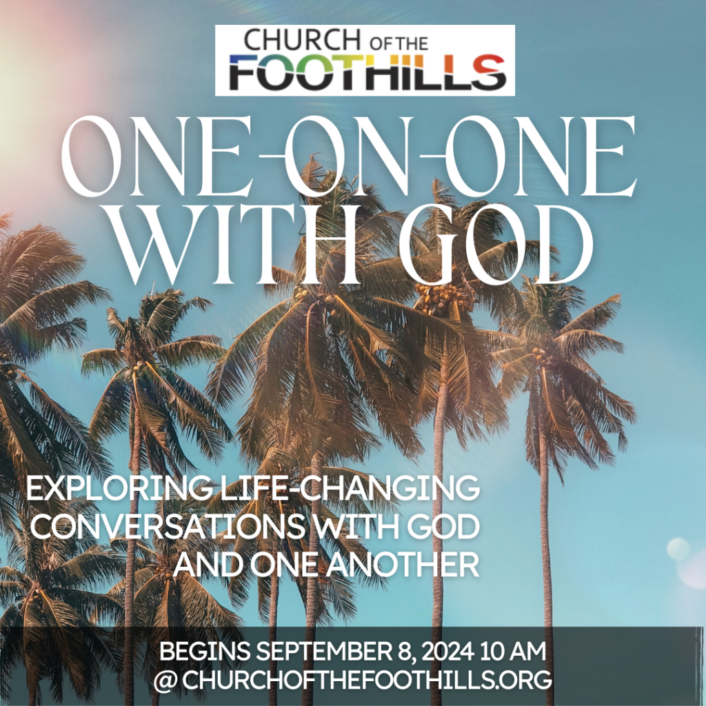 One on One With God, exploring life-changing conversations with God and one another